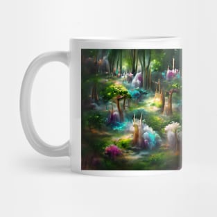 Elven Fantasy Conceptualized Forest Mug